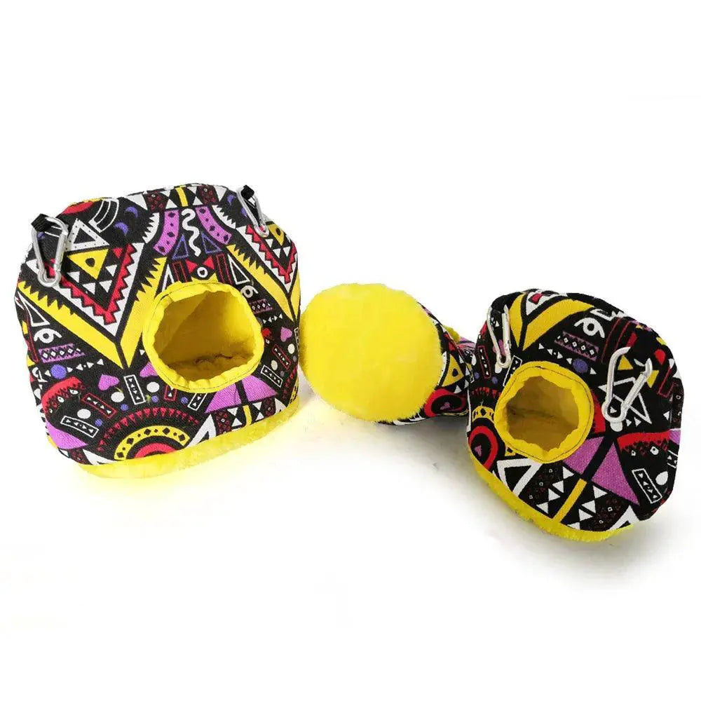Cozy Cotton Bird Hammock for Parrots and Budgies Nest
