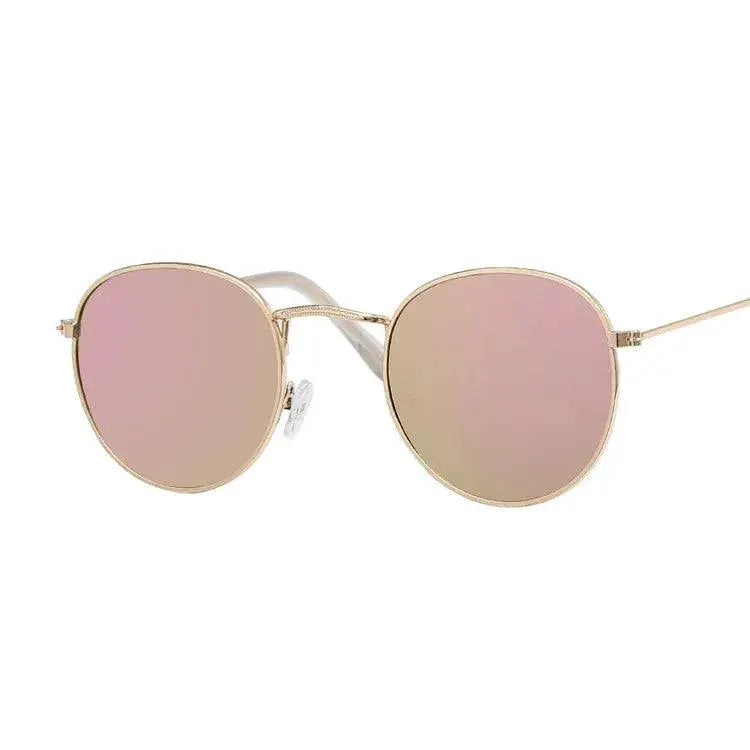 Vintage Designer Small Round Sunglasses For Women Luxury