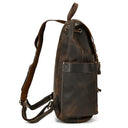 Vintage Leather Laptop Backpack For Men