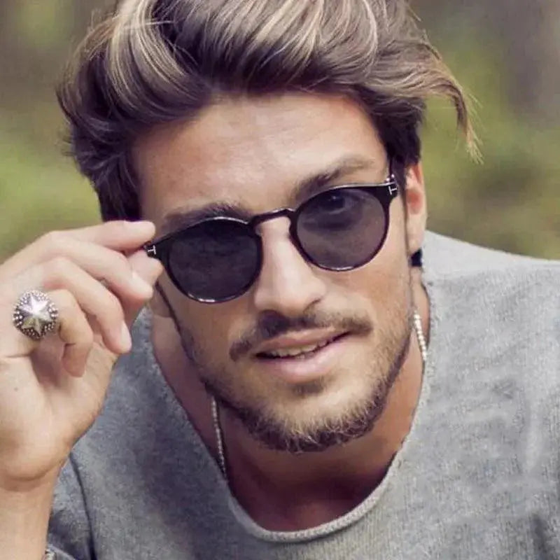 Vintage Round Sunglasses Unisex Men Women UV Protection