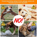 Nylon Dog Muzzle with Training Head Collar Prevent Pulling