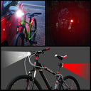 Waterproof Mini Bike Lamp Front Light White Taillight Red