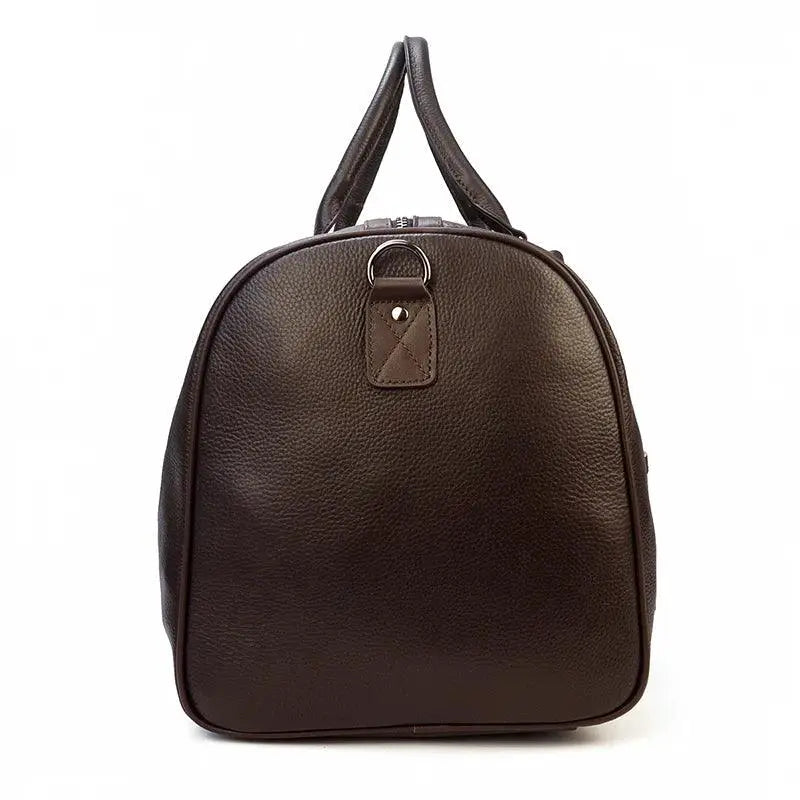Big Capacity Genuine Leather Travel Bag For Men And Women