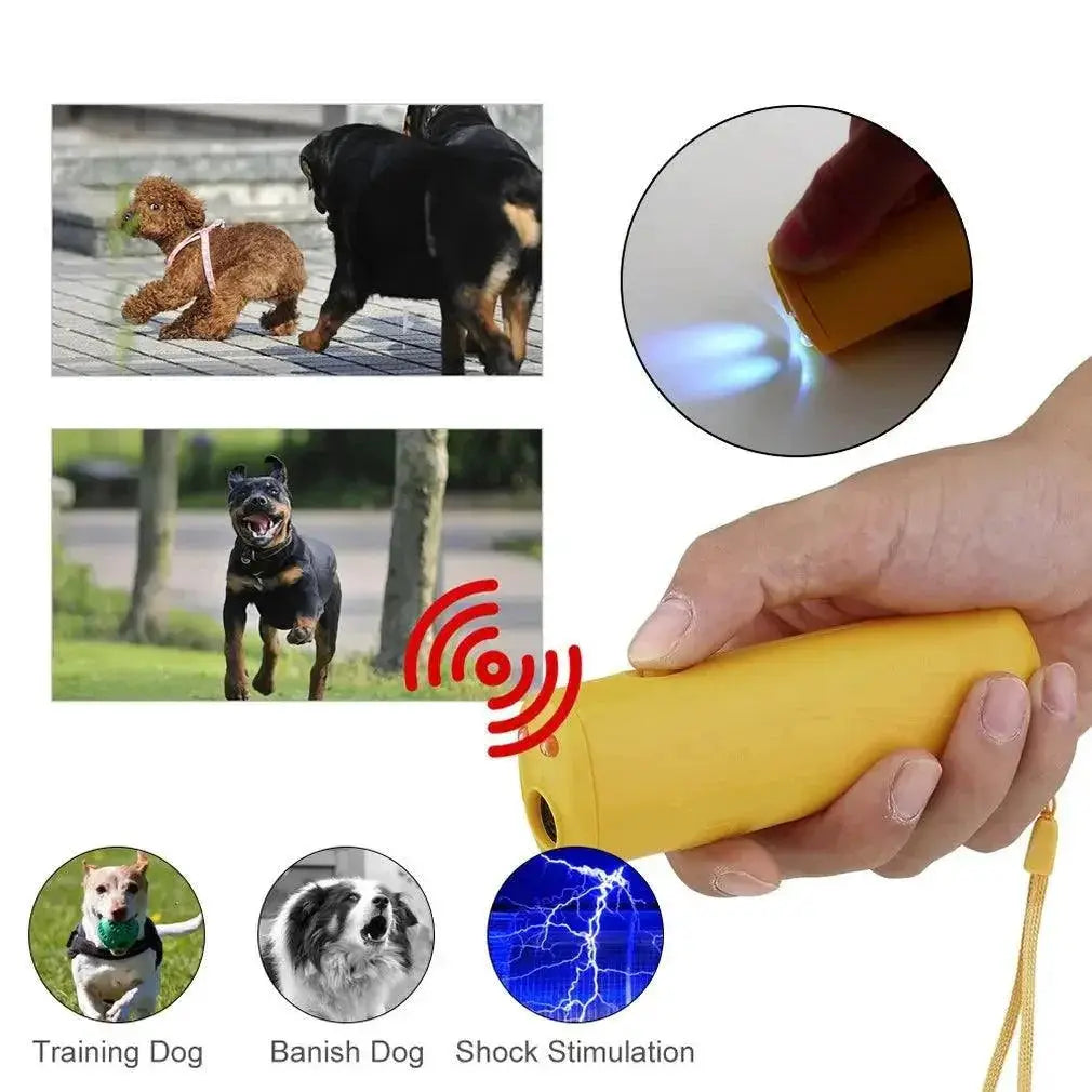 Ultrasonic Anti Barking Dog Trainer With LED Light