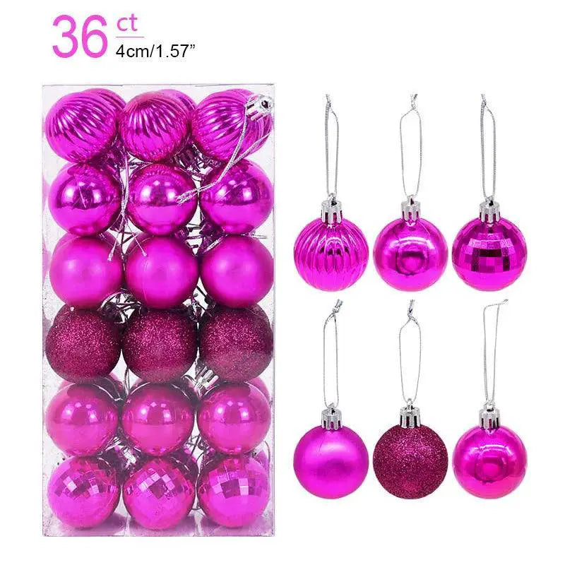 Vibrant Ornament Set for Home Decor — 36pcs gold