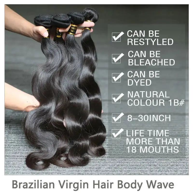 Rosa Beauty Peruvian Body Wave Hair Set Unprocessed