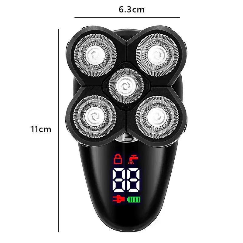 Electric Razor for Men Bald Head Shaver with LED Display