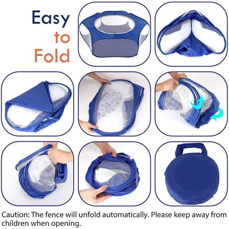 Transparent Hedgehog Cage Tent Portable Playpen Small Pets