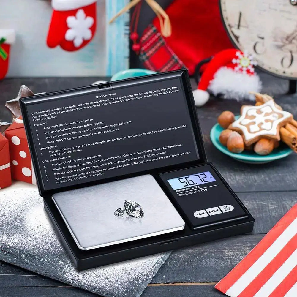Digital Pocket Scale Stainless Steel Jewelry Balance