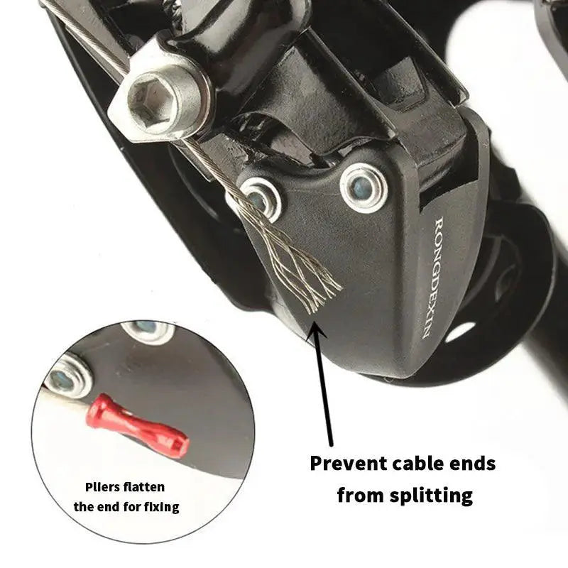 Premium Aluminum Bike Cable End Caps For Smoother Rides