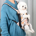 Pet Carrier Backpack: Stylish Denim Bag for Small Pets
