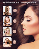 KIPOZI Hot Air Brush 4 in 1 Comb Reduces Frizz Curls