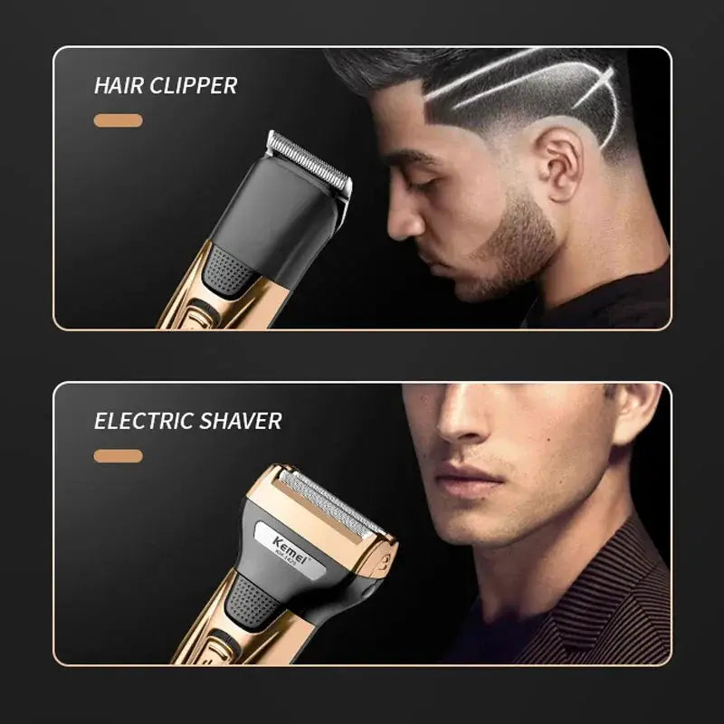 3In1 Grooming Kit Electric Shaver For Men Rechargeable