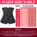 Zippered Latex Waist Trainer Corset for Women Slimming