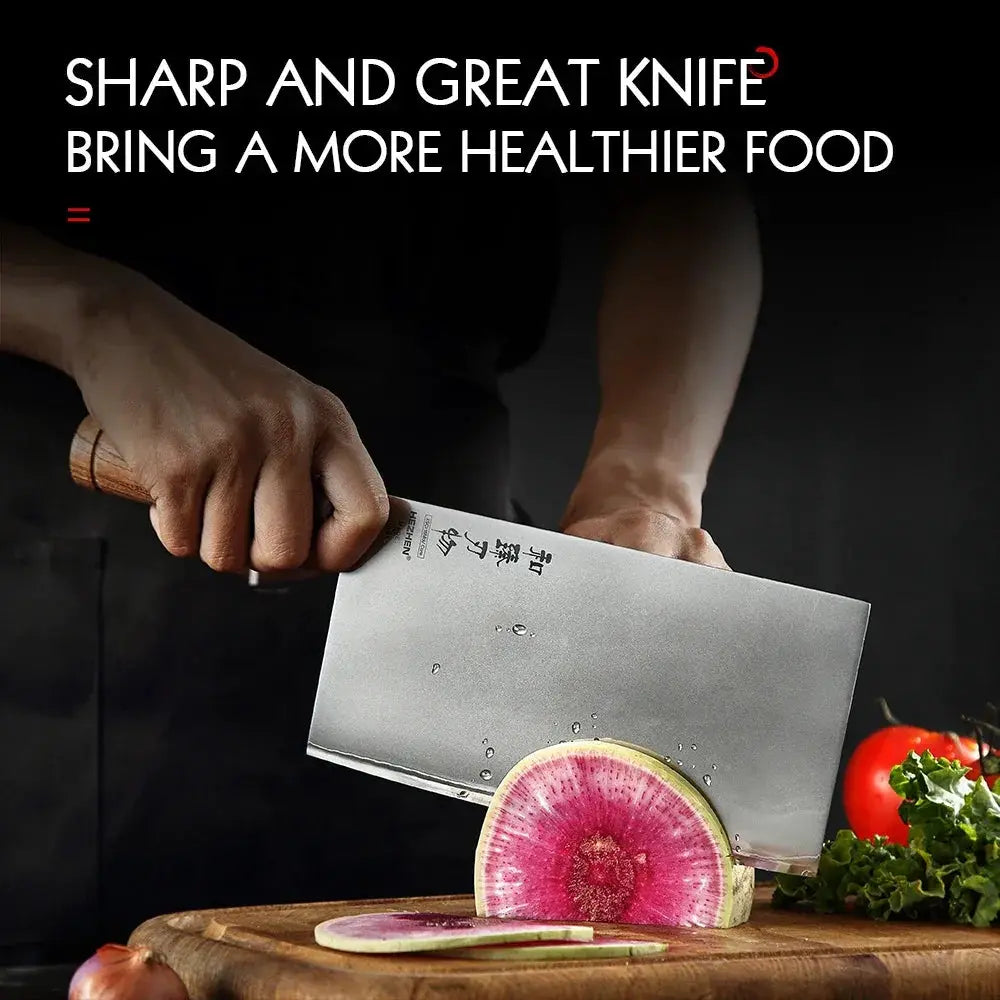 Professional 8 Inch Slicing Knife With Padauk Handle - OurLum.com