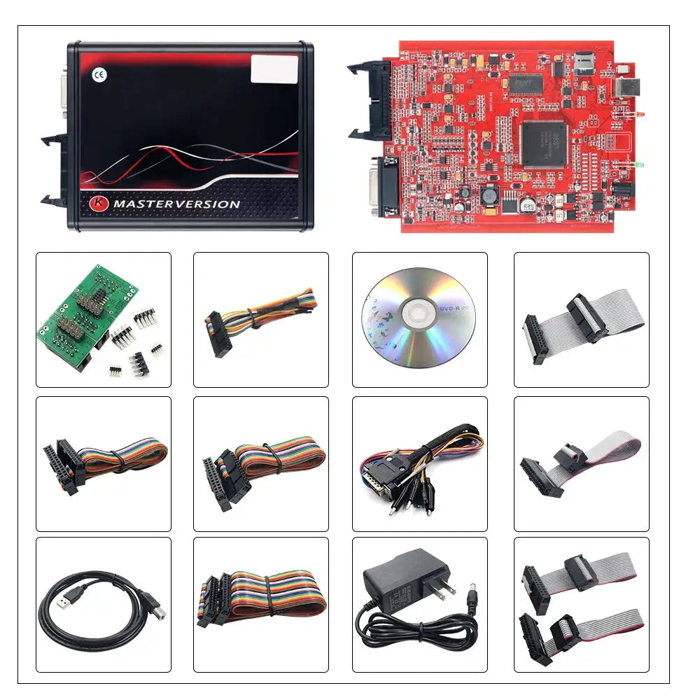 Unlimited 2.80 EU Red KTAG V7.020 4 LED 2.25 SW Online KESS V5.017 K-TAG 7.020 Master KESS 5.017 OBD2 Tricore ECU Repair Tool