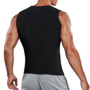 Men Sauna Sweat Vest Waist Trainer Compression Shirt Slimming