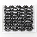 Ultimate 3D Mink False Eyelashes Variety Pack Fluffy Natural