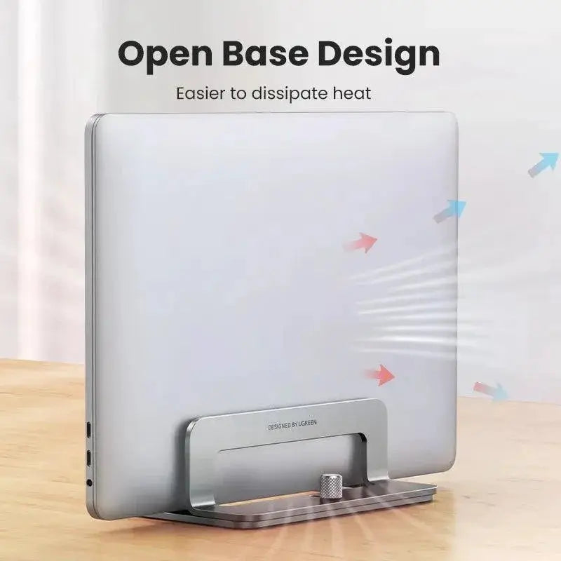 Vertical Laptop Stand Aluminum Dock For Space Saving