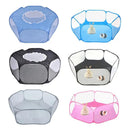 Transparent Hedgehog Cage Tent Portable Playpen Small Pets