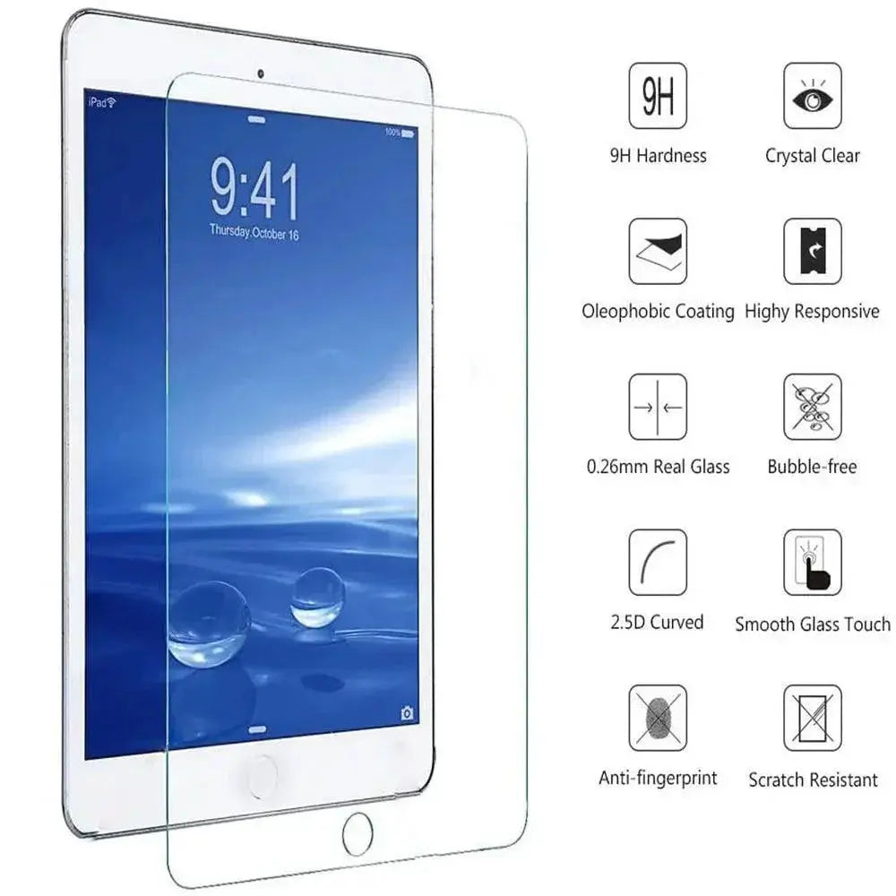Tempered Glass Screen Protector For iPad Scratch Proof Guard