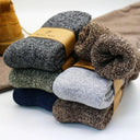Cozy Chic Winter Wool Cashmere Socks for Snow Days