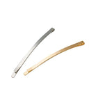 5 Pack Metal DIY Snap Hair Clips Gold Silver Accessories