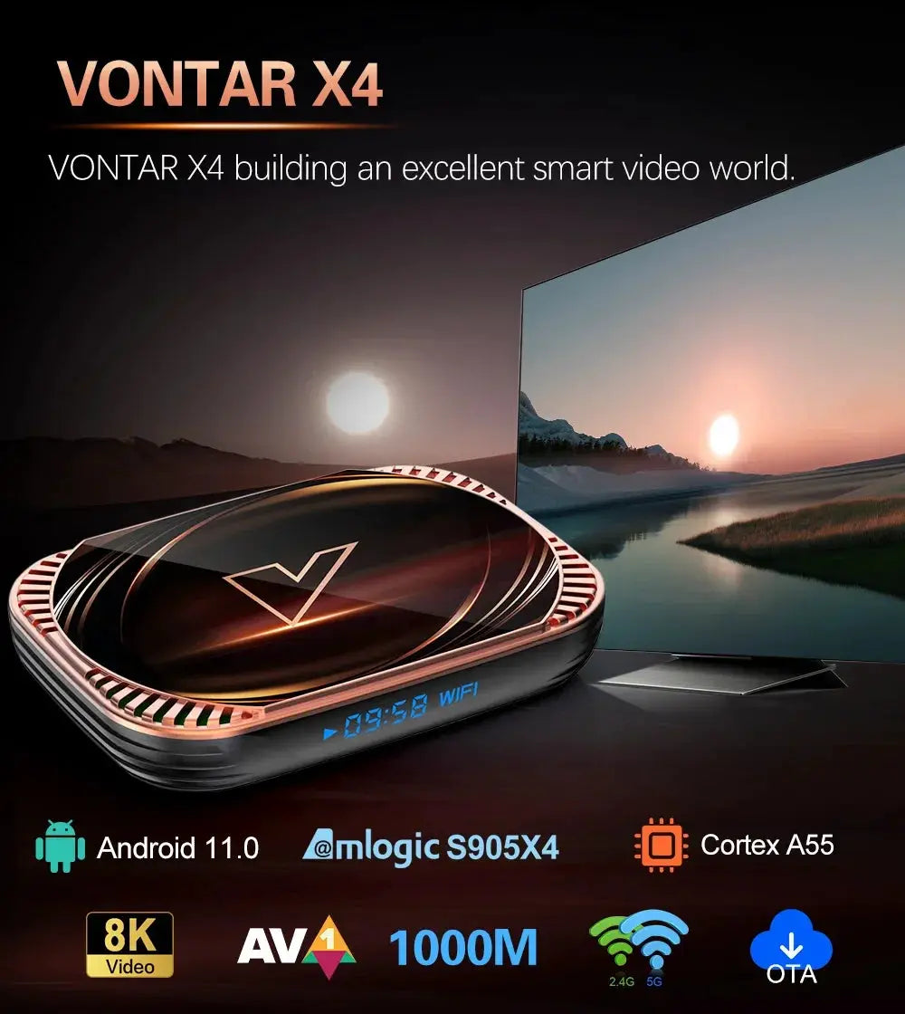 VONTAR X4 Amlogic S905X4 Android 11 4GB RAM 64GB Storage
