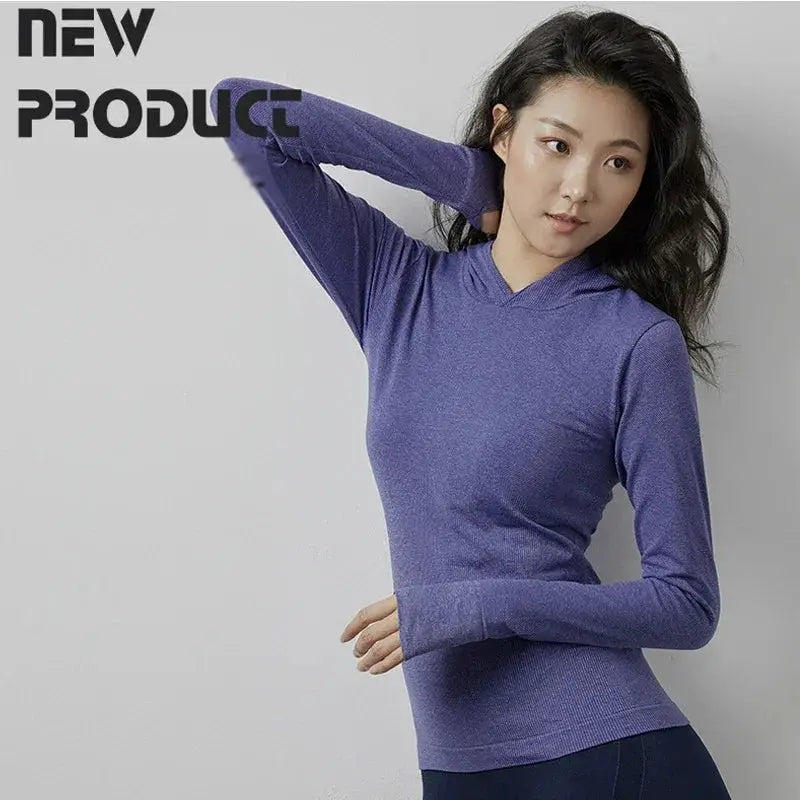 Women Long Sleeve Zip Sports Jacket For Fitness And Yoga