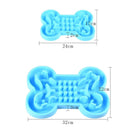 Pet Slow Feeder Bowl: Healthy Rubber Anti-Slip Dog Cat