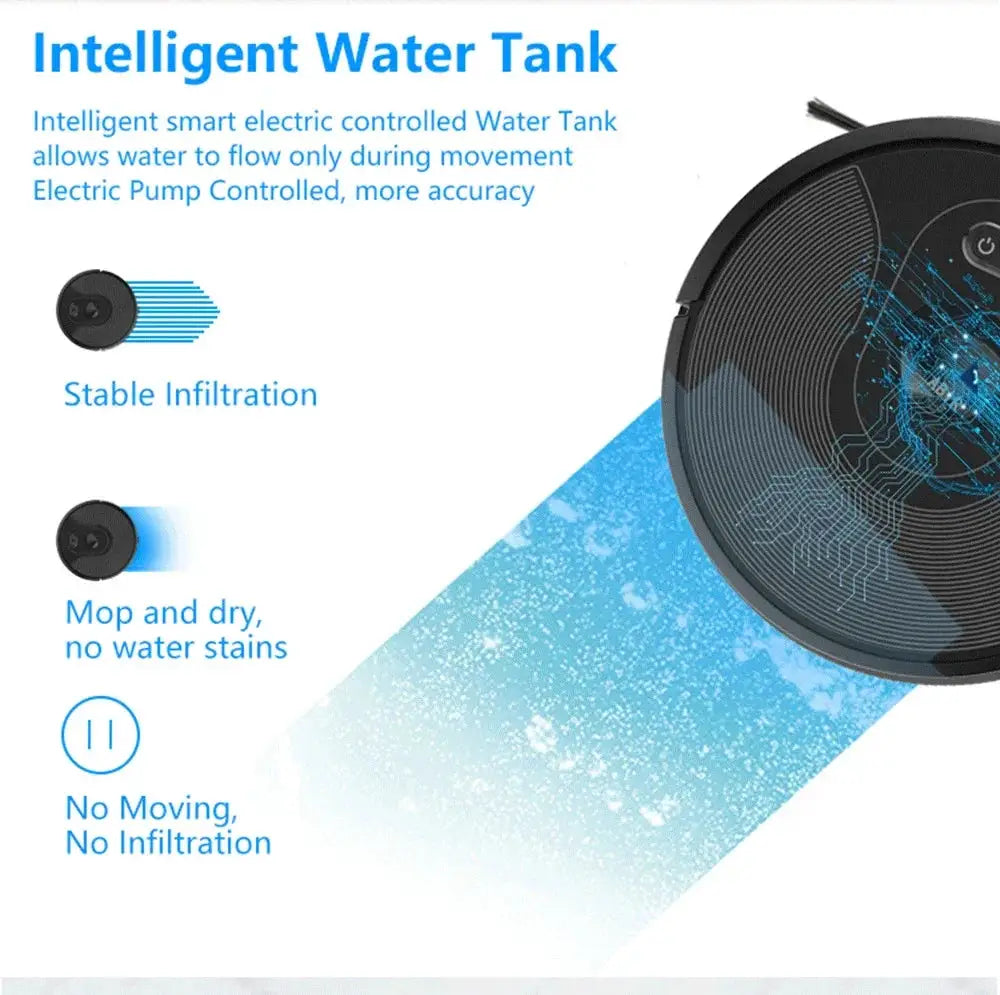 Abir X6 Vacuum Cleaning Robot With Smart Memory And Camera - OurLum.com