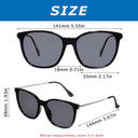 Chic Retro Square Polarized Sunglasses for Men and Women