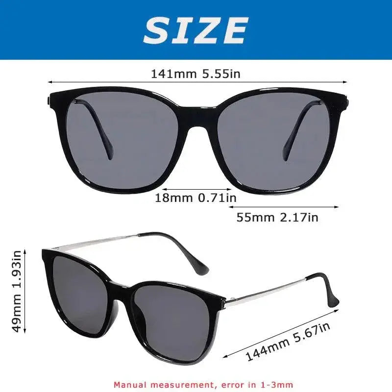 Chic Retro Square Polarized Sunglasses For Men And Women