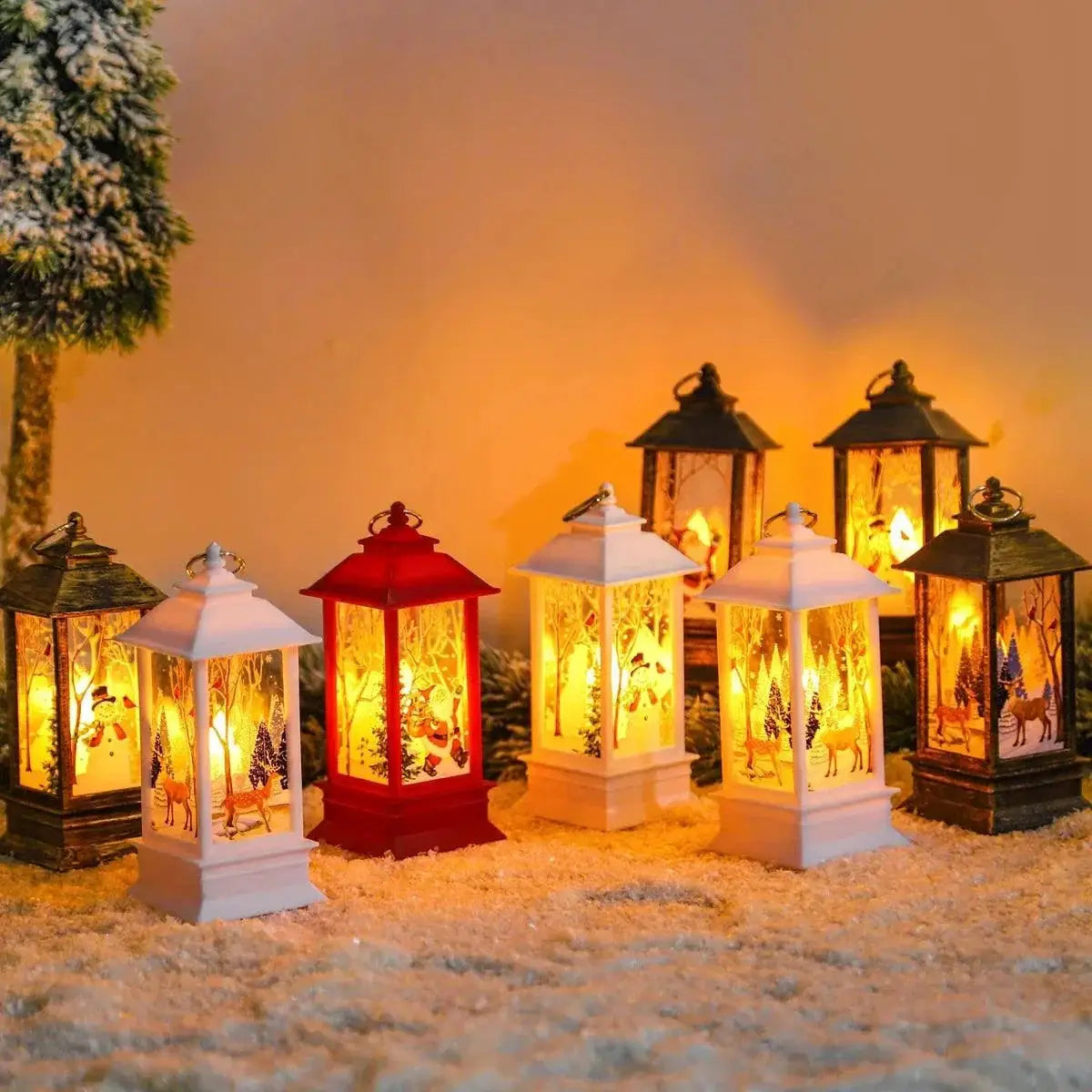 Festive Christmas Lantern Lights for Joyful Holiday Decor