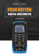 Digital Multimeter TRMS Counts Voltmeter Ammeter Ohmmeter for AC