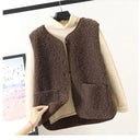 Women's Winter Fleece Vest Stylish Thermal Layer Comfort