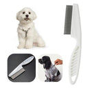 Stainless Steel Comfort Pet Flea Comb Grooming Tool for Cats Dogs
