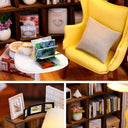 Kids Wooden Dollhouses Kit: Creative Roombox Toy Set