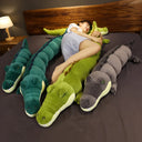 80-180cm Simulation Crocodile Plush Toys Long Pillow Doll