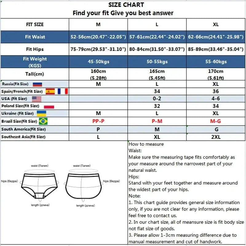 Silk Comfort Briefs Set Seamless Panties For Women