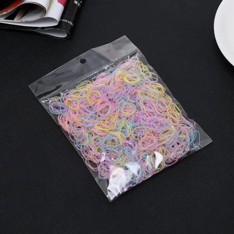 Colorful Rubber Bands for DIY Hair Bows and Pet Grooming