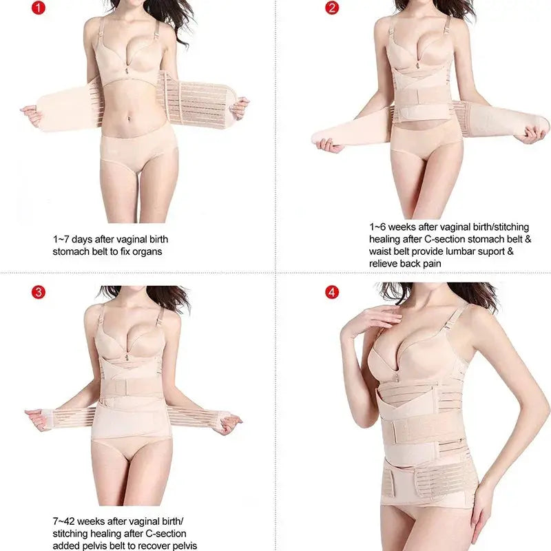 Ultimate 3 in 1 Postpartum Belly Belt for Recovery Aid
