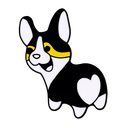 Cartoon Dog Enamel Pins Collection: Corgi Bulldog Brooch