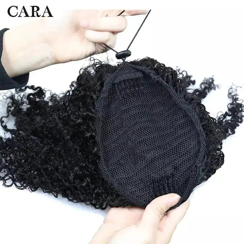 Afro Kinky Curly Drawstring Ponytail Premium Remy Hair