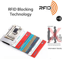 Casekey Mens Slim Wallet With Money Clip RFID Card Holder