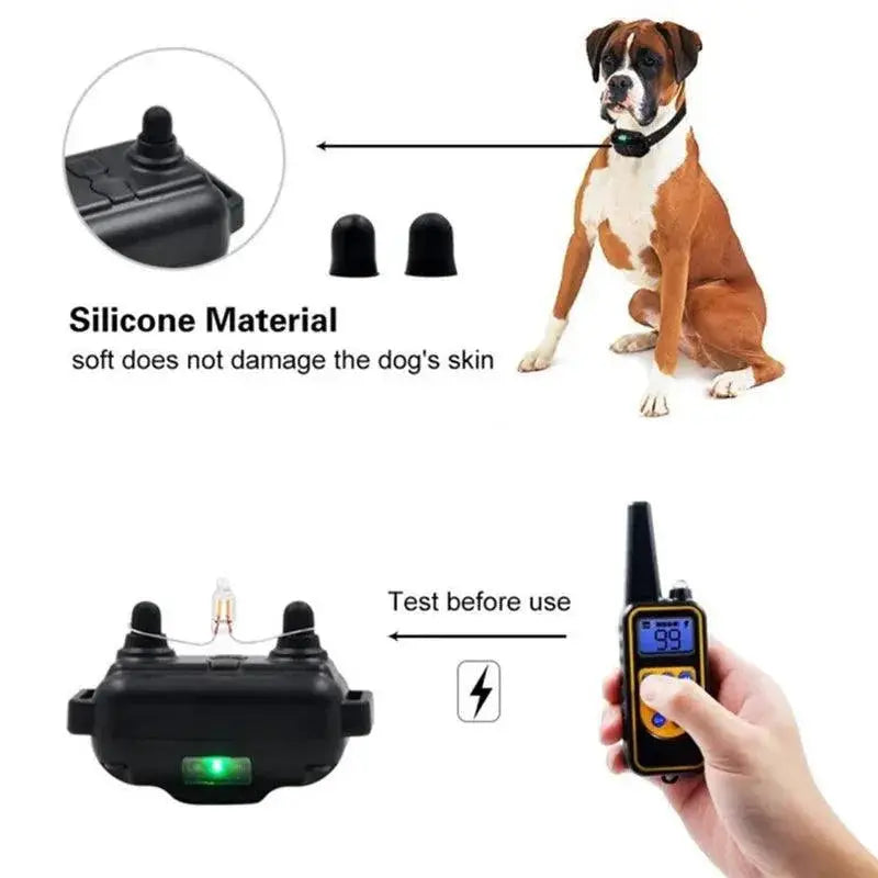 Waterproof Electric Dog Training Collar With Remote Control