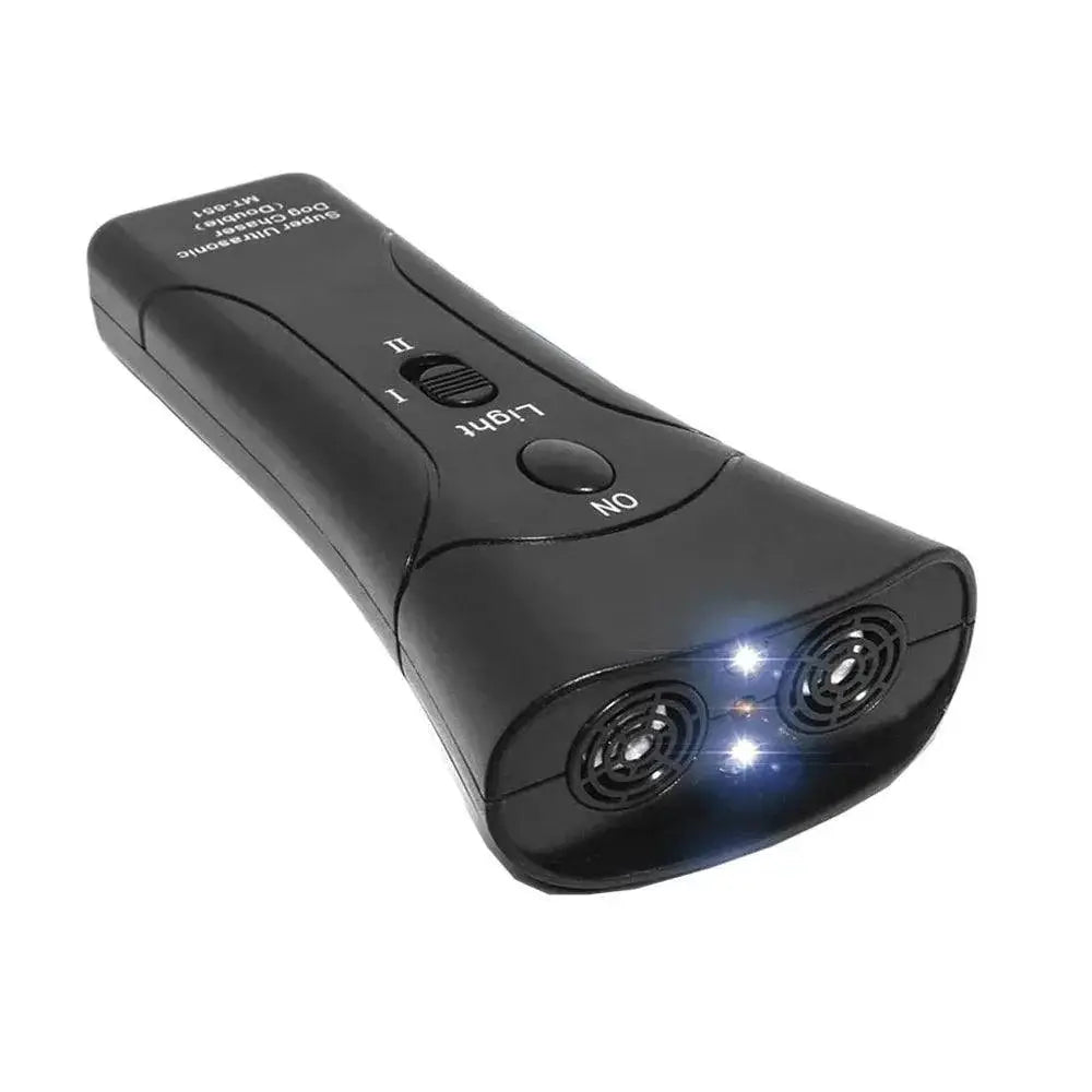 Pet Dog Anti Barking Ultrasonic Trainer With LED Flashlight