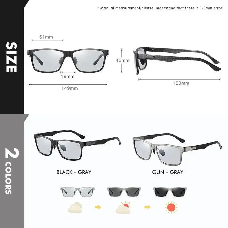 Premium Photochromic Polarized Sunglasses For Men And Women