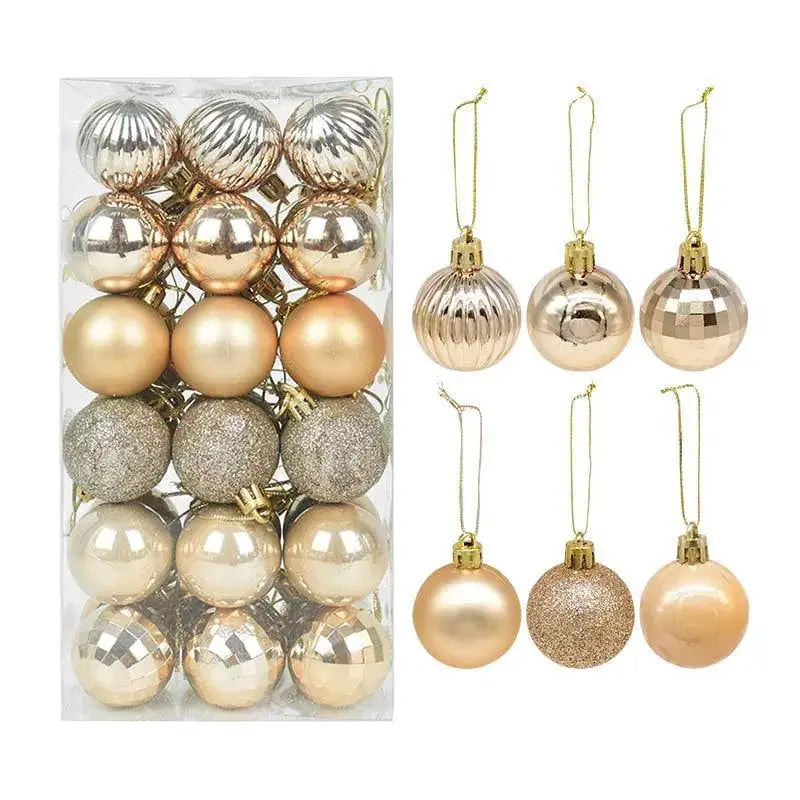Deluxe Christmas Ornament Set Vibrant Holiday Decor