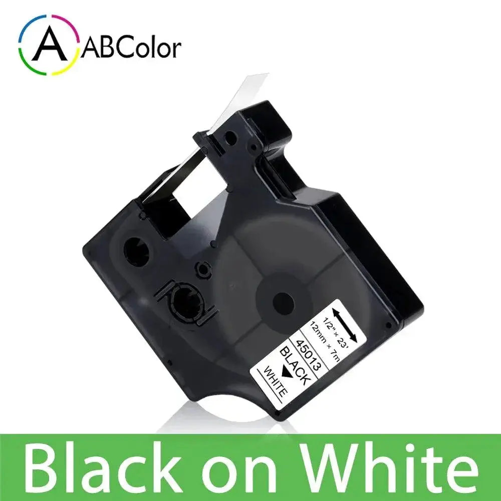 Dymo D1 Label Tape Black On White Durable Premium Quality